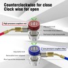 HTOMT R134a Adapter,Adjustable R134a Quick Couplers Adapter,R134a Connector 1/4 Inch