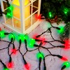 RECESKY 2 Pack Christmas String Lights with Built-in Timer -