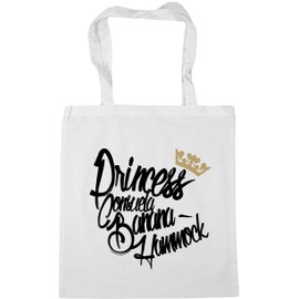 Hippowarehouse princess consuela banana hammock Tote Shopping Gym Beach Bag 42cm x38cm, 10 litres