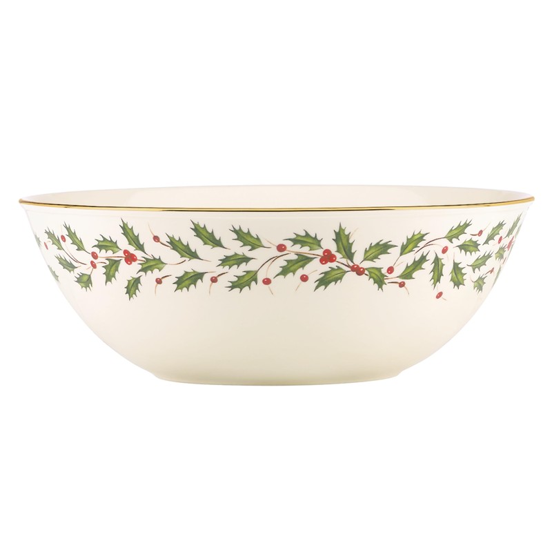 Lenox 830141 Holiday Serving Bowl, Christmas Hosting