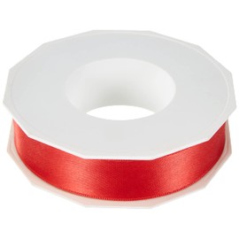 C.E. Pattberg SATIN red gift ribbon, 27 yards for Wrapping Gifts, 1 inch width, Ribbon for Decorating & Crafting, Decorative Ribbon for Gifts, for every occasion