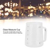 500ml Coffee Milk Cup Thicken Glass Measuring Frothing Cup for