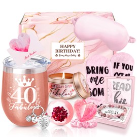 RichMoho 40th Birthday Gifts for Women 40 Year Old Best Birthday Gift Ideas for Women Present for Her Friends Mum Coworker Auntie Sister