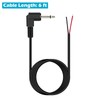 Fancasee 6 ft Replacement 3.5mm 90 Degree Right Angle Male