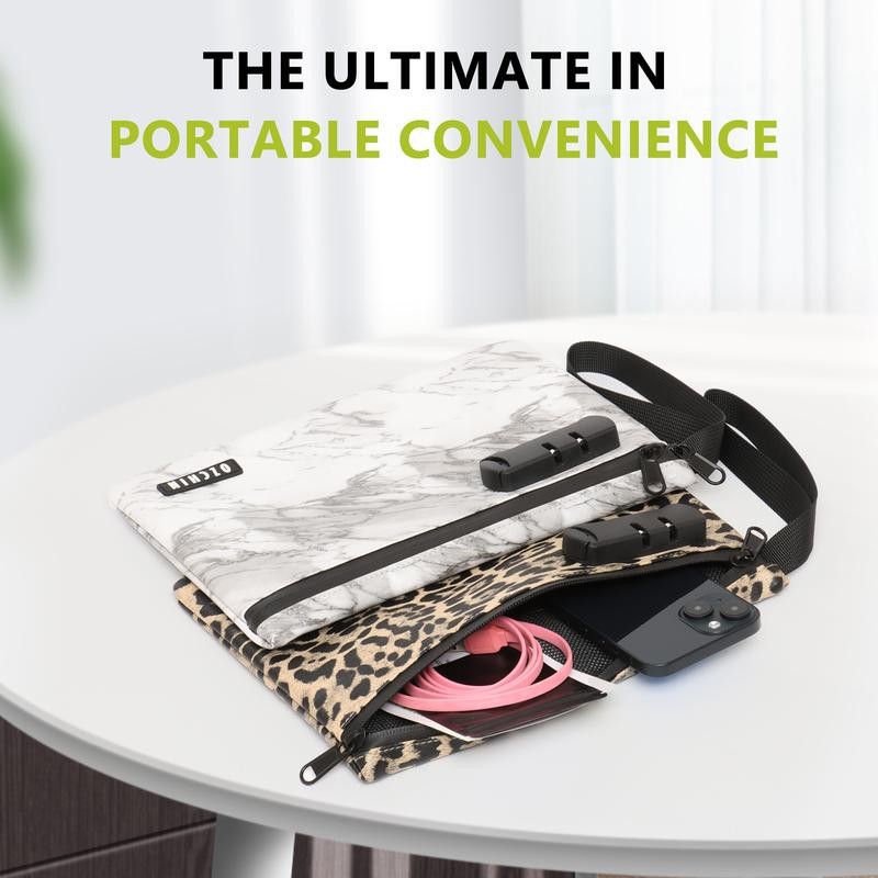 OZCHIN Smell Proof Bag with Combination Lock 10'' X 7''