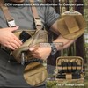 VOTAGOO Tactical Chest Bag, 2L Capacity, Molle Chest Rig, Chest