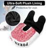 Golf Mallet Putter Cover Golf Headcover, Magnetic Closure Premium Leather