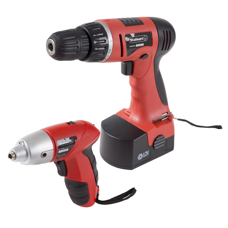Stalwart Cordless Drill and Driver Combo, 74 Piece