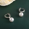 ASH'S CHOICE Silver 925 Earrings Pearls, 3 Pairs Sterling Silver