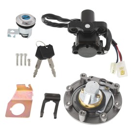GXYWADY Motorcycle Ignition Switch Gas Cap Key Lock Set Replacement for Yamaha YZF R1 2004-15 YZF R6 2006-15 FJR1300