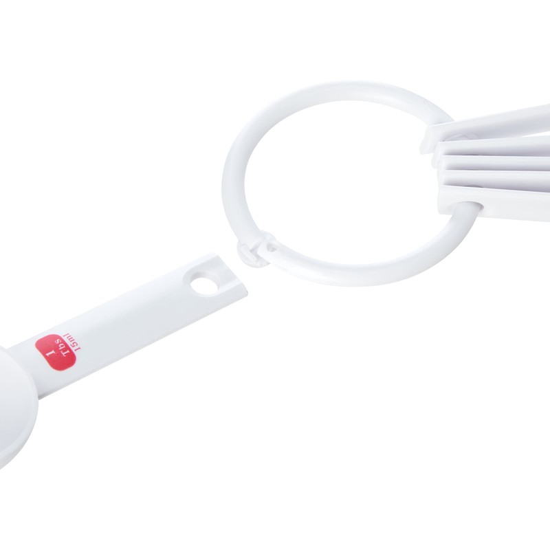 Tala Plastic Measuring Spoons, Set of 6 Spoons with 1/4
