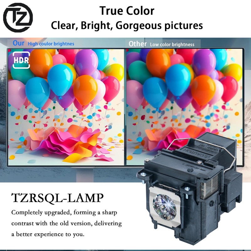 TZRSQL A+ Quality for Epson ELPLP91 BrightLink 685Wi 695Wi PowerLite