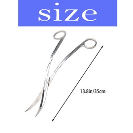 XILEWHZF Aquarium Scissors, 13.8" Aquarium Scissors Extra Long