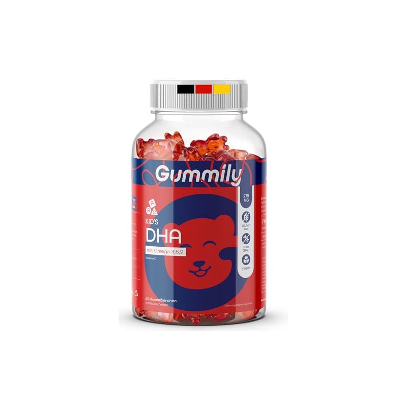 Vegan Omega 3 Gummy Bears for Children DHA - 550