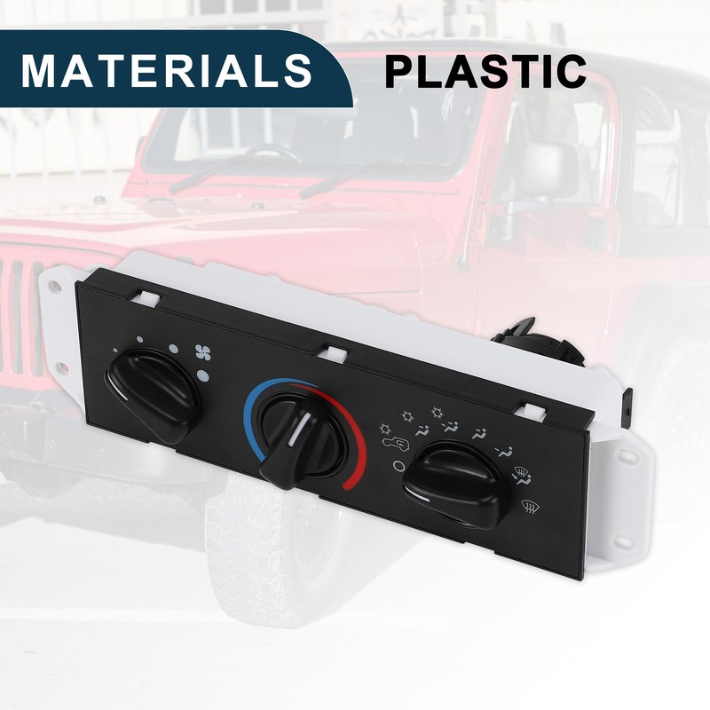 TUCKBOLD A/C Heater Climate Control Panel for Jeep Wrangler TJ