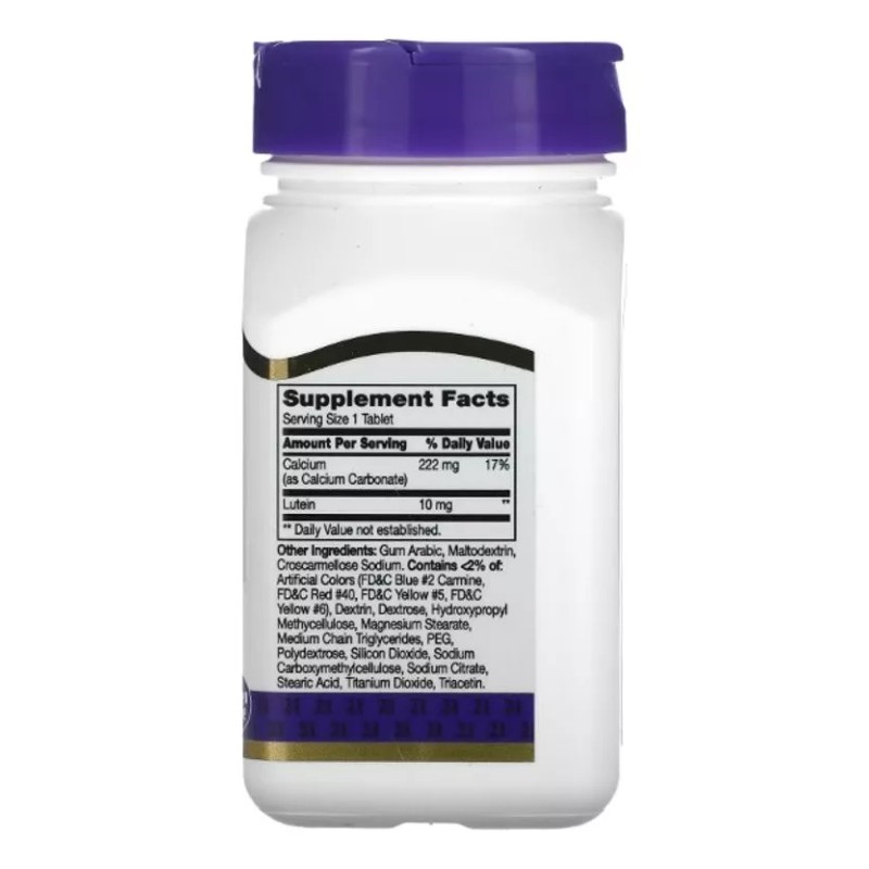 21st Century Vitamina De Ojos Luteina 60 Tabs Century 21