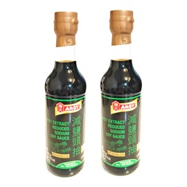 Amoy First Extract Reduced Sodium Soy Sauce 16.9 Fl Oz(2 Pack)