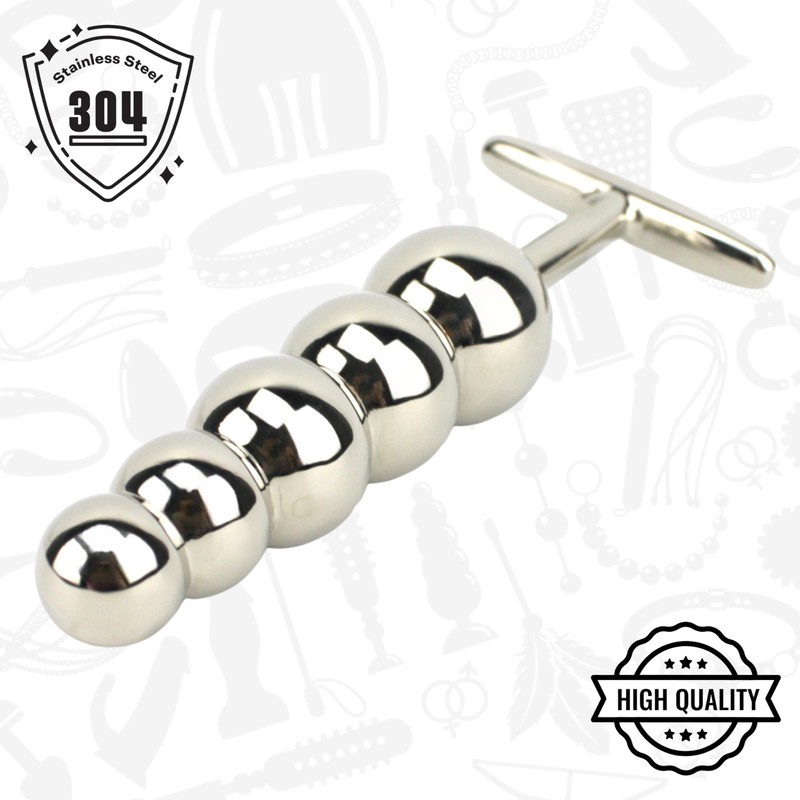 FOPS Beads Stainless Steel 15 cm Balls with 5 Balls