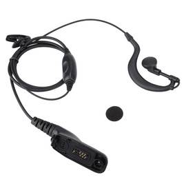 ASHATA Original Motorola Swivel Earpiece, APX7000 G-shape Ear-hook Microphone Earpiece for Motorola DP4800 DP4801 P8268 Radios, for Entertainment, Hotels, Restaurants, Community Public Security