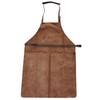 MApBer Leather Apron BBQ Apron Oven Apron Garden Apron Leather