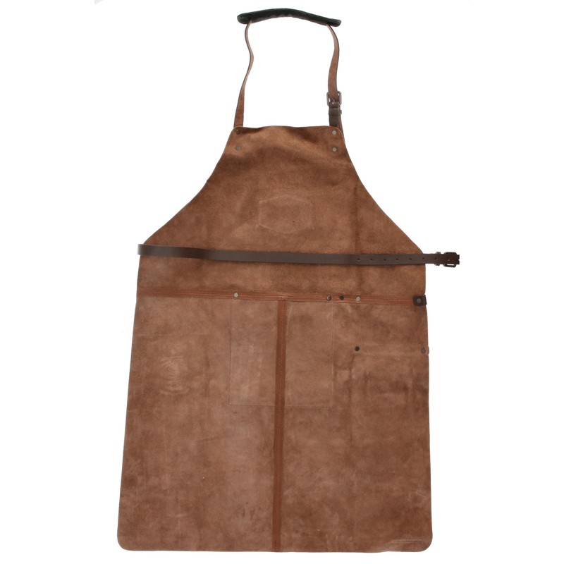 MApBer Leather Apron BBQ Apron Oven Apron Garden Apron Leather