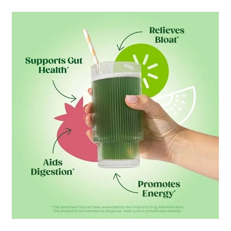 Bloom Nutrition Greens & Superfoods Powder, Strawberry Kiwi, 290g ,