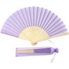 FANSOF.FANS Fabric Handheld Folding Hand Fan With a Tassel Grade