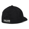 Black Clover Standard Perf 13 Hat, Black Perforated Hat/3D Silver