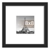 upsimples 8x8 Picture Frame, Display Pictures 4x4 with Mat or