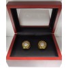 New York Knicks - Championship 2 Ring Set With Wooden