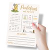 Printed Party Baby Predictions & Advice Cards – Classic Pooh