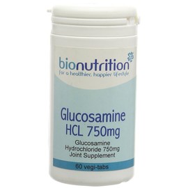 Bio Nutrition Glucosamine HCL 750mg - Joint & Bone Health Supplement - 60 vegi-tabs