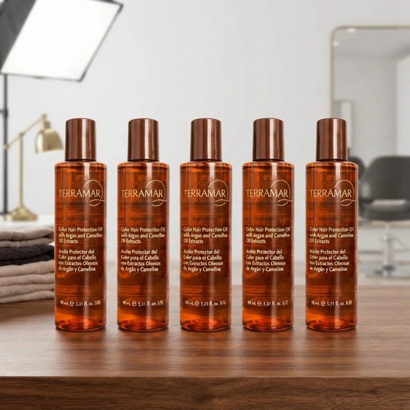Oleo Protector De Color Terramar Argán 98ml 5 Piezas +