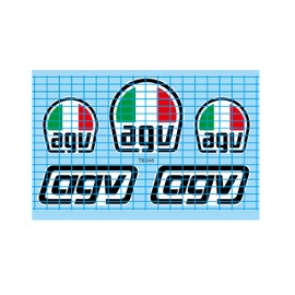 Helmet Stickers Compatible with AGV TBS46