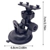 Suction Cup Camera Mount,Dash Cam Windshield Mount | Adjustable Angle,