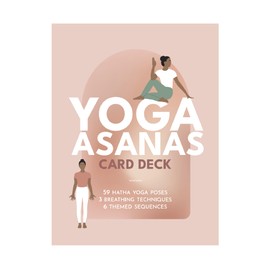 Holistic Atelier Yoga Asanas Card Deck with 70 Cards with Yoga Poses, Sequences and Breathing Techniques. With Benefits and Teaching Cues per Pose. For Yoga Teachers or Practitioners.