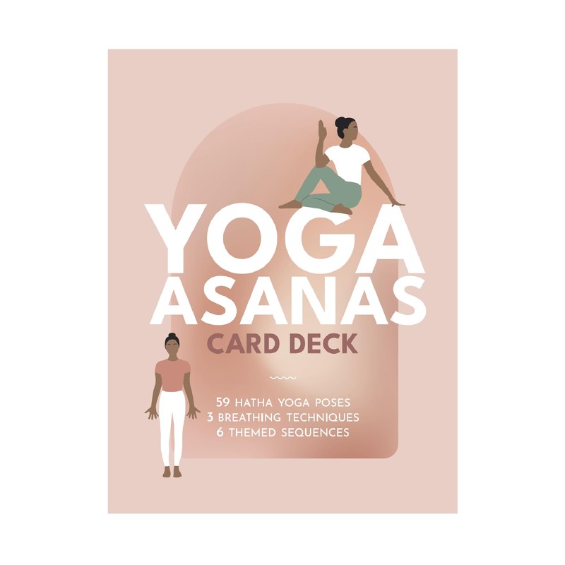 Holistic Atelier Yoga Asanas Card Deck with 70 Cards with