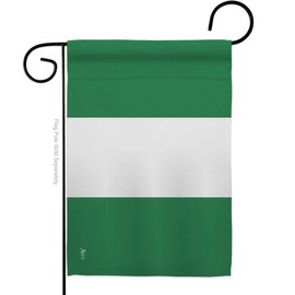 Americana Home & Garden Nigeria Garden Flag Regional Nation International World Country Particular Area House Decoration Banner Small Yard Gift Double-Sided, Made in USA