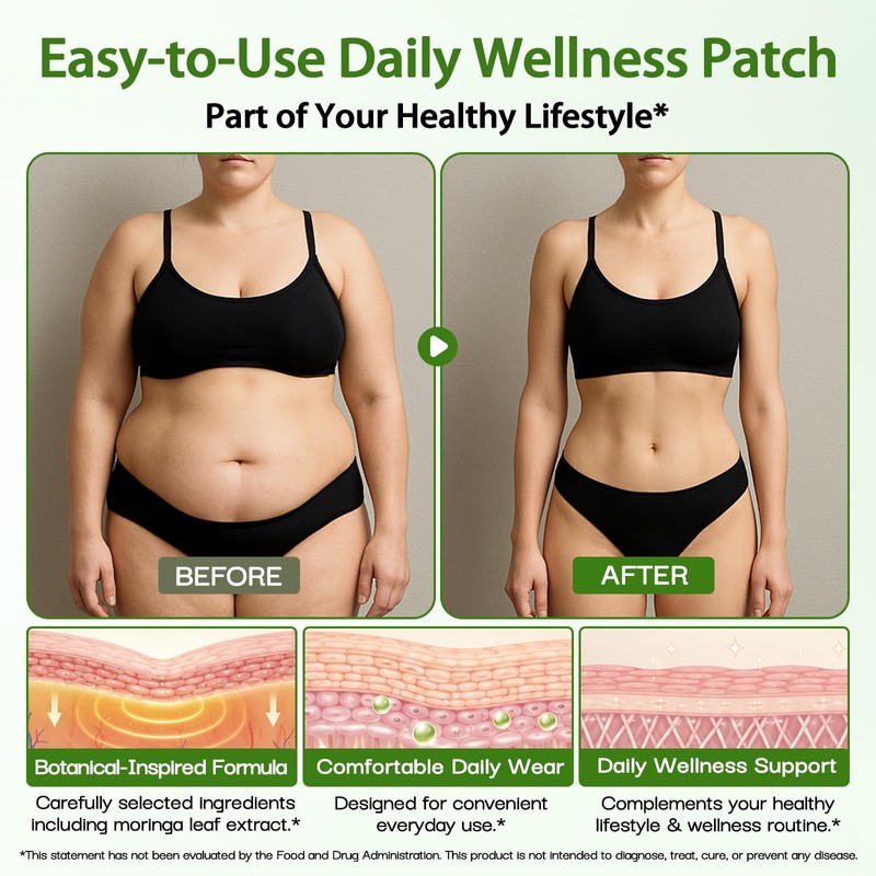Moringa X Berberine Patches, Moringa Patches with Berberine & NAD+,
