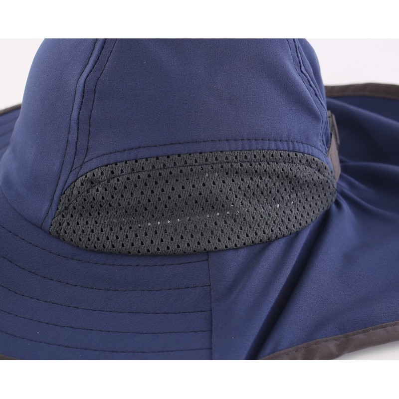 Connectile Kids Summer UPF 50+ Flap Cap Wide Brim Safari