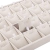 Mornajina 24 Grid Jewelry Tray Velvet Jewelry Display Tray with