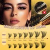 QUEWEL Lash Clusters Kit 320Pcs 80D+100D Mix 12-18mm Cluster Lashes
