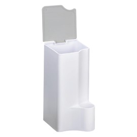 Holder for Clorox Toilet Wand, Compatible with Clorox Toilet Wand Holder only, White & Gray