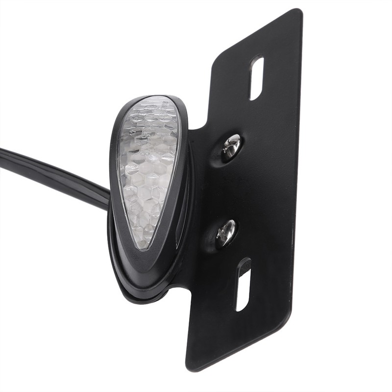 Motorcycle LED Rear Brake Tail Light Stop License Plate Lights
