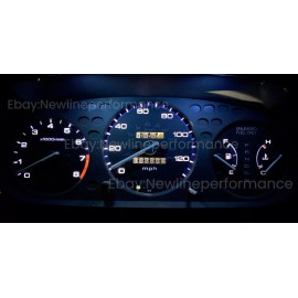 newlineperformanceLED White LED Cluster Bulb KIT for Honda Civic Ek EX HX LX SI 1996-2000