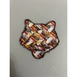 Boy Scout Roundup Recruiter Spur Cowboy Boot Cub Activity Award Wolf Head Patch