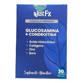 Justfx Fórmula Premium Glucosaminacondroitina 30caps Sabor Sin Sabor                                                                                  
