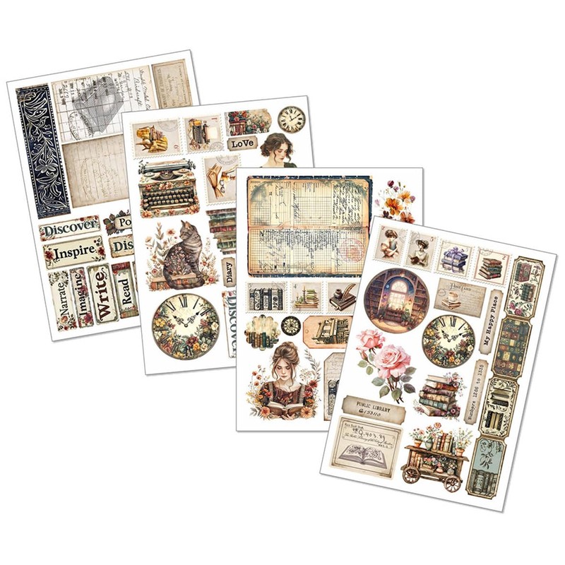 Ciao Bella Book Lovers Junk Journal & Ephemera Book -