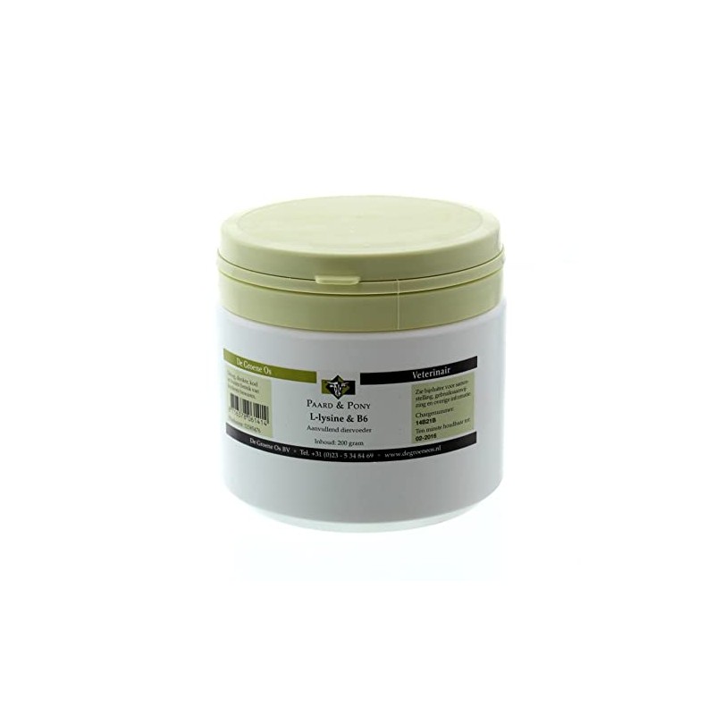 Groene Os L-Lysine B6 Horse/Pony 200 g