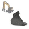 Metal RC Bucket Accessory Part Fit for 1580 RC Excavator